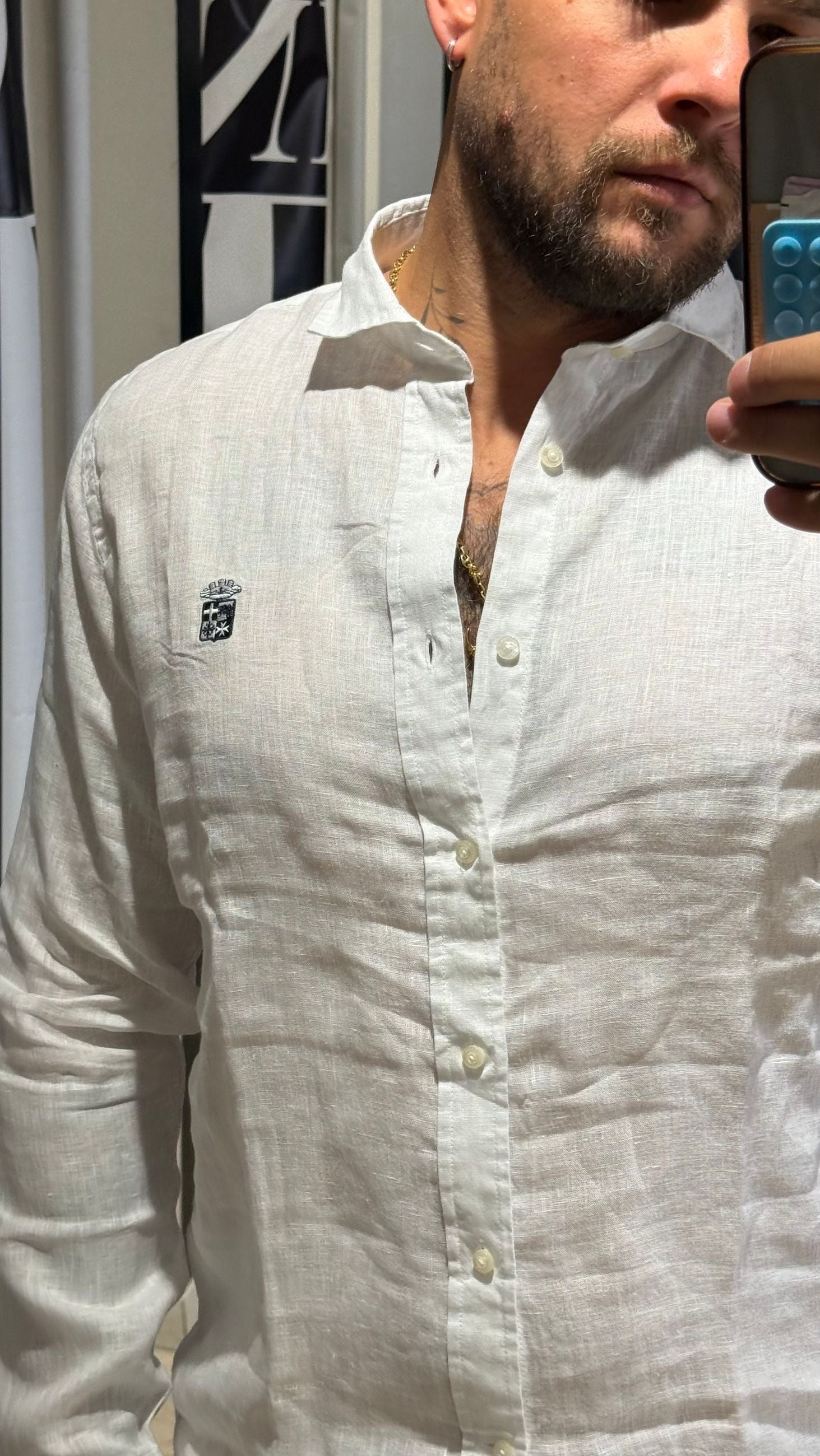 MARINA MILITARE CAMICIA 100% LINO MYS0127