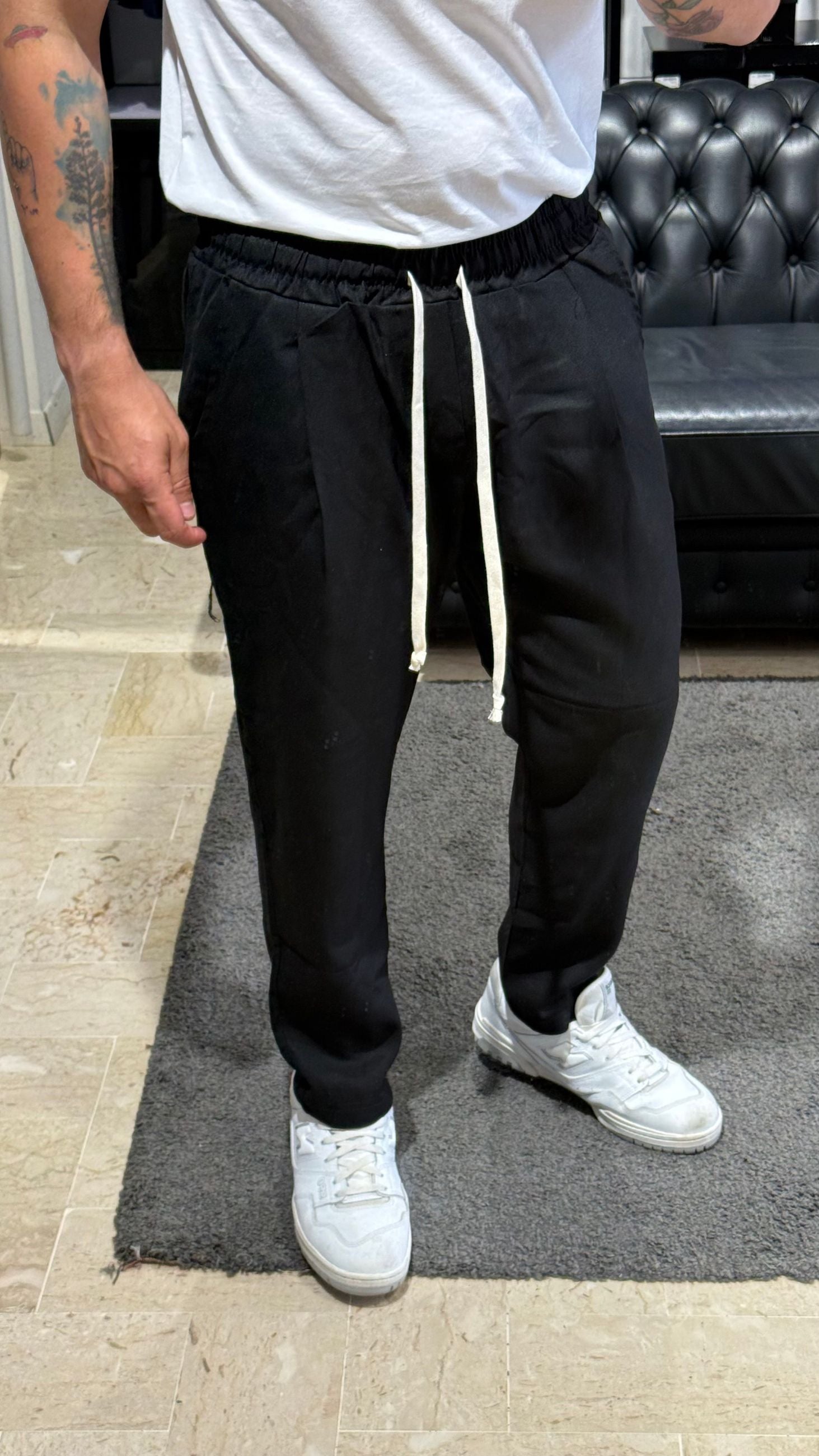 SARTORIA SICILIANA PANTALONE CAPRI LINO