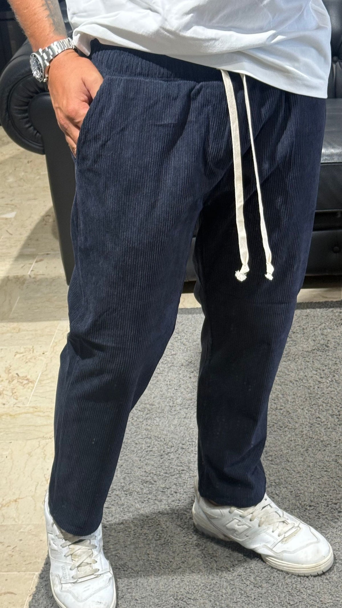 PANTALONE SARTORIA SICILIANA CAPRI VELLUTO