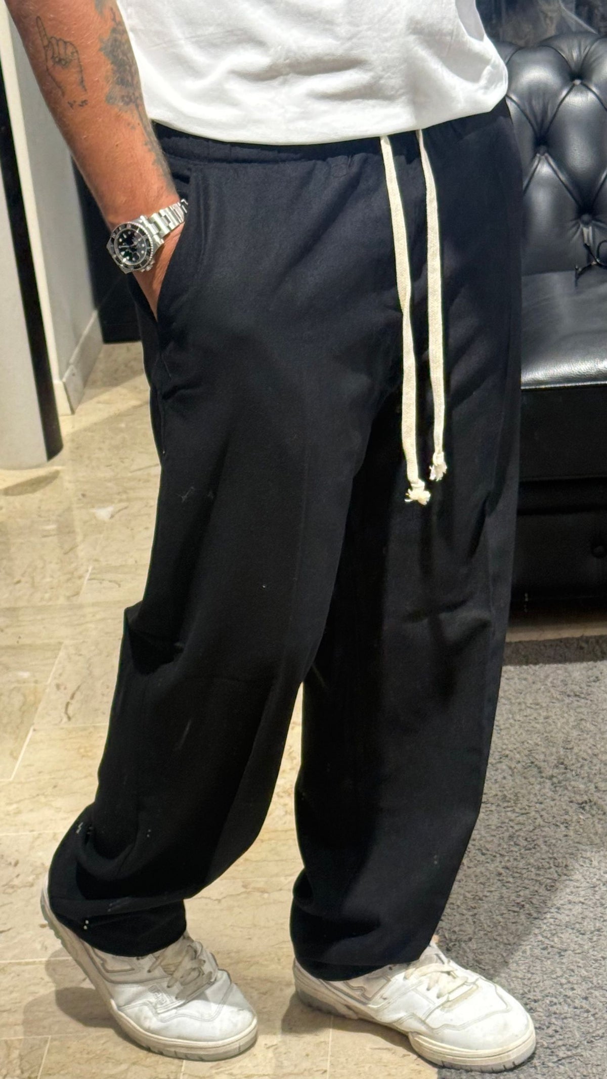 Pantaloni SARTORIA SICILIANA PANTALONE BAGGY LANA