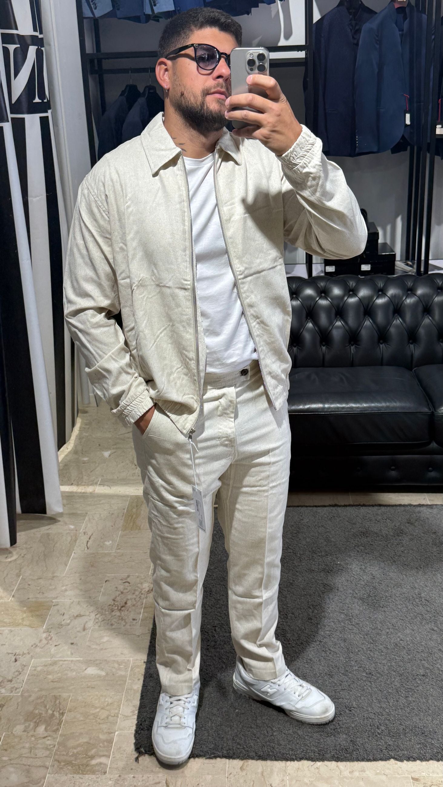 SARTORIA SICILIANA COORDINATO SPRITZ LINO