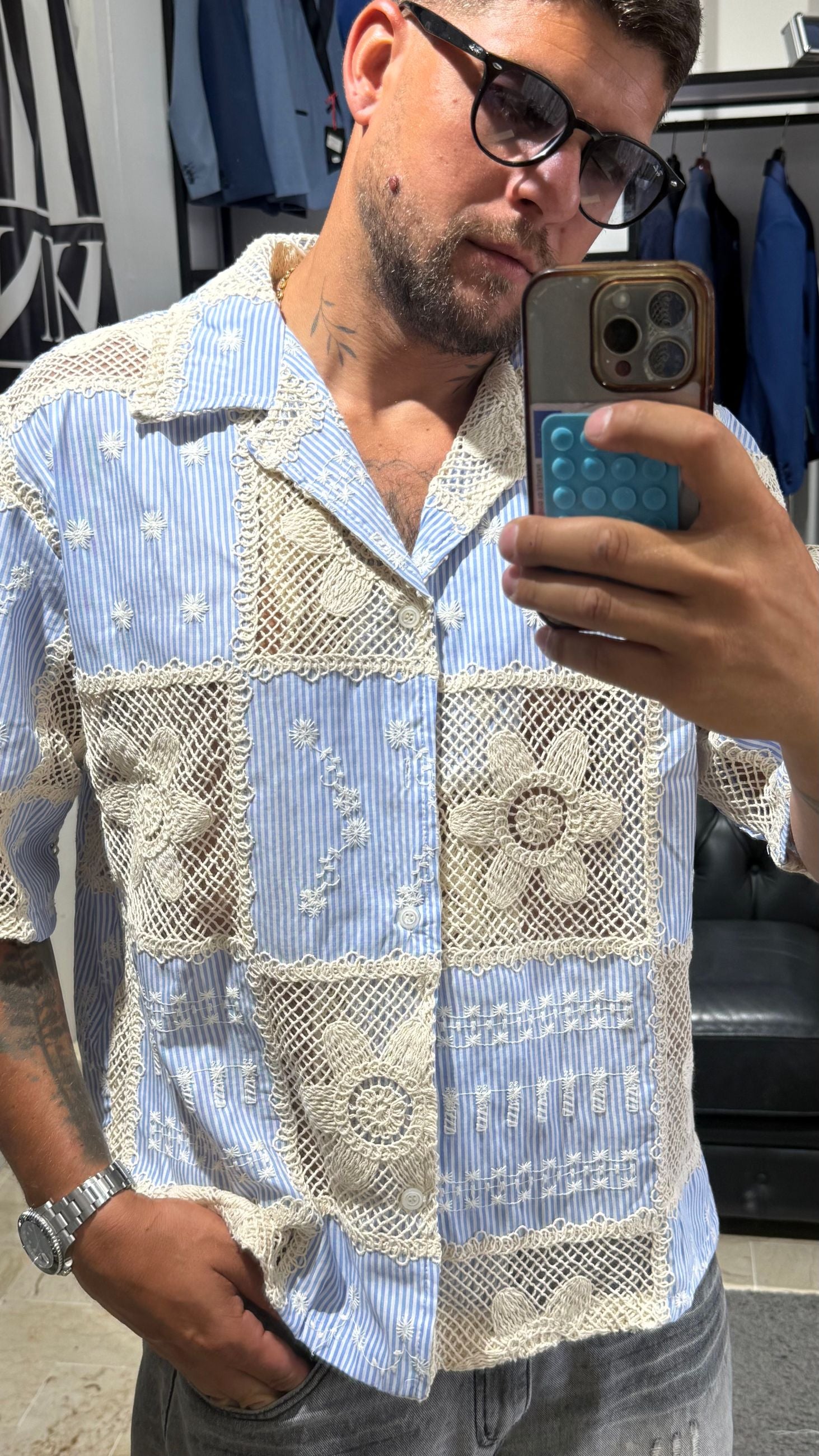 Camicie SARTORIA SICILIANA CAMICIONE SCIACCA