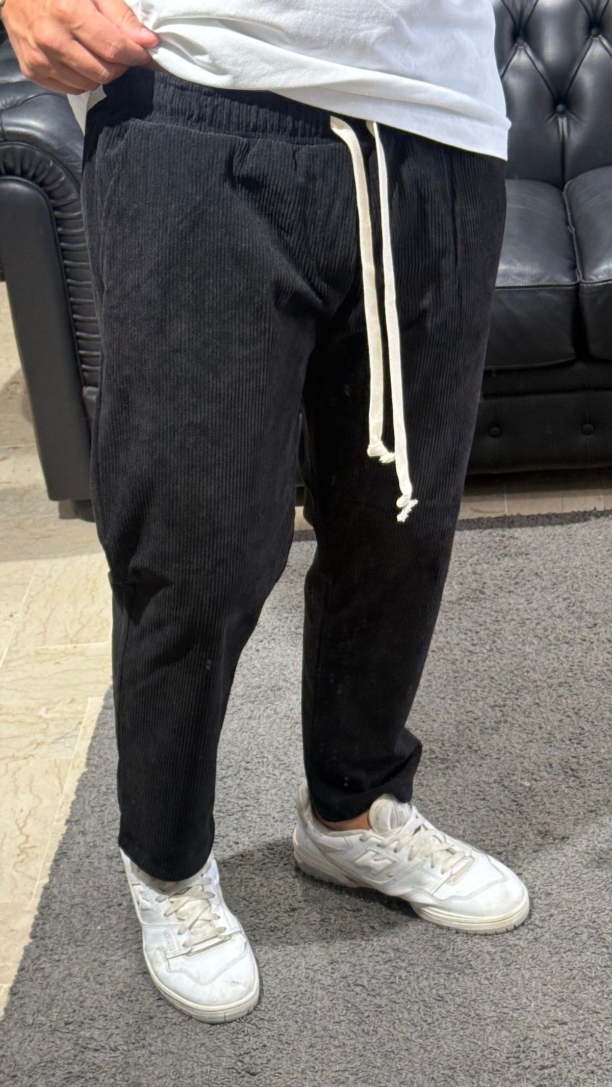 PANTALONE SARTORIA SICILIANA CAPRI VELLUTO