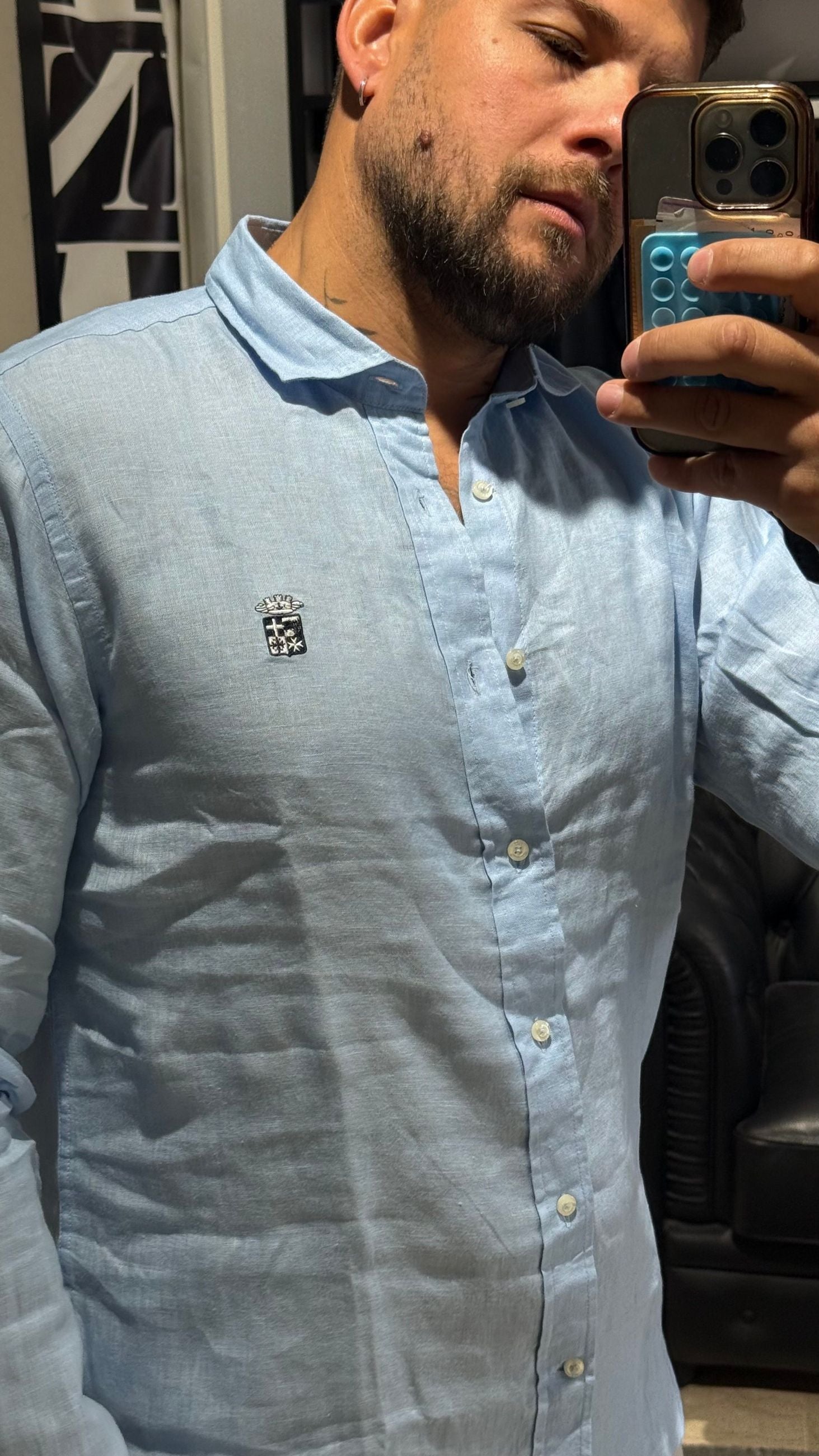 MARINA MILITARE CAMICIA 100% LINO MYS0127