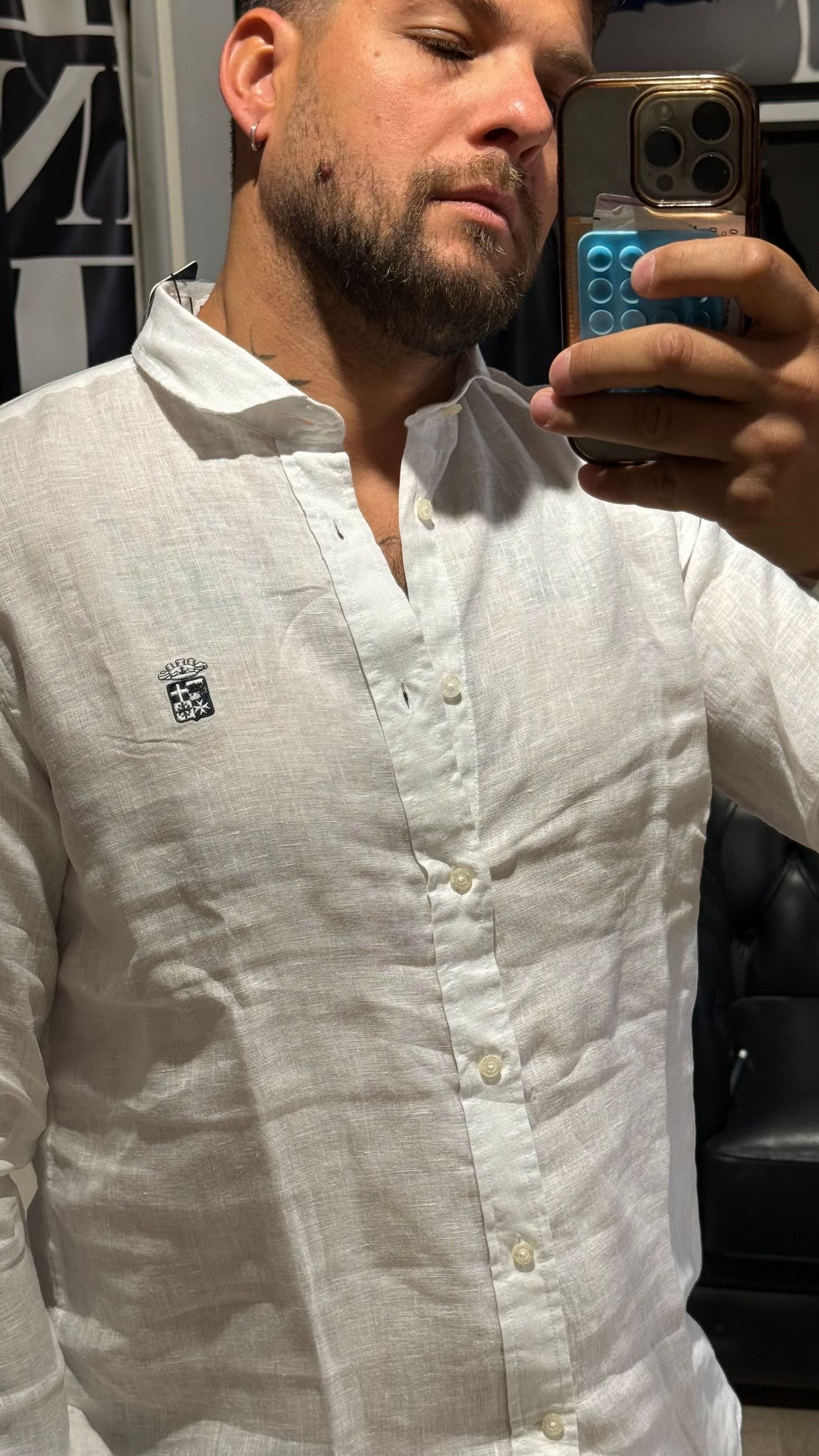 MARINA MILITARE CAMICIA 100% LINO MYS0127