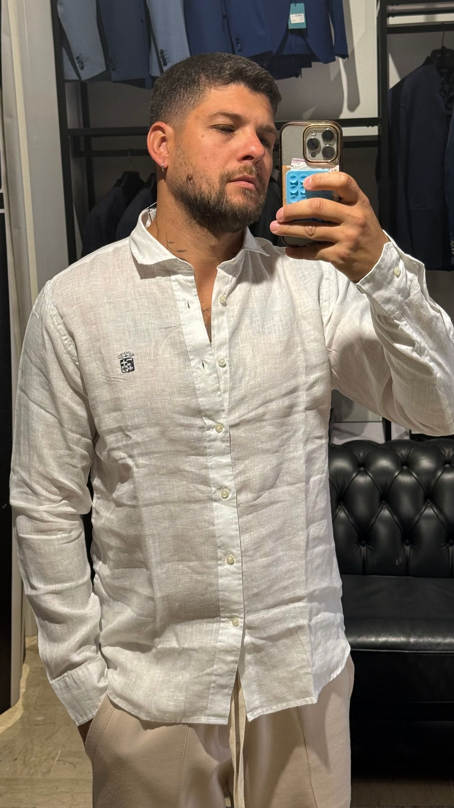 MARINA MILITARE CAMICIA 100% LINO MYS0127