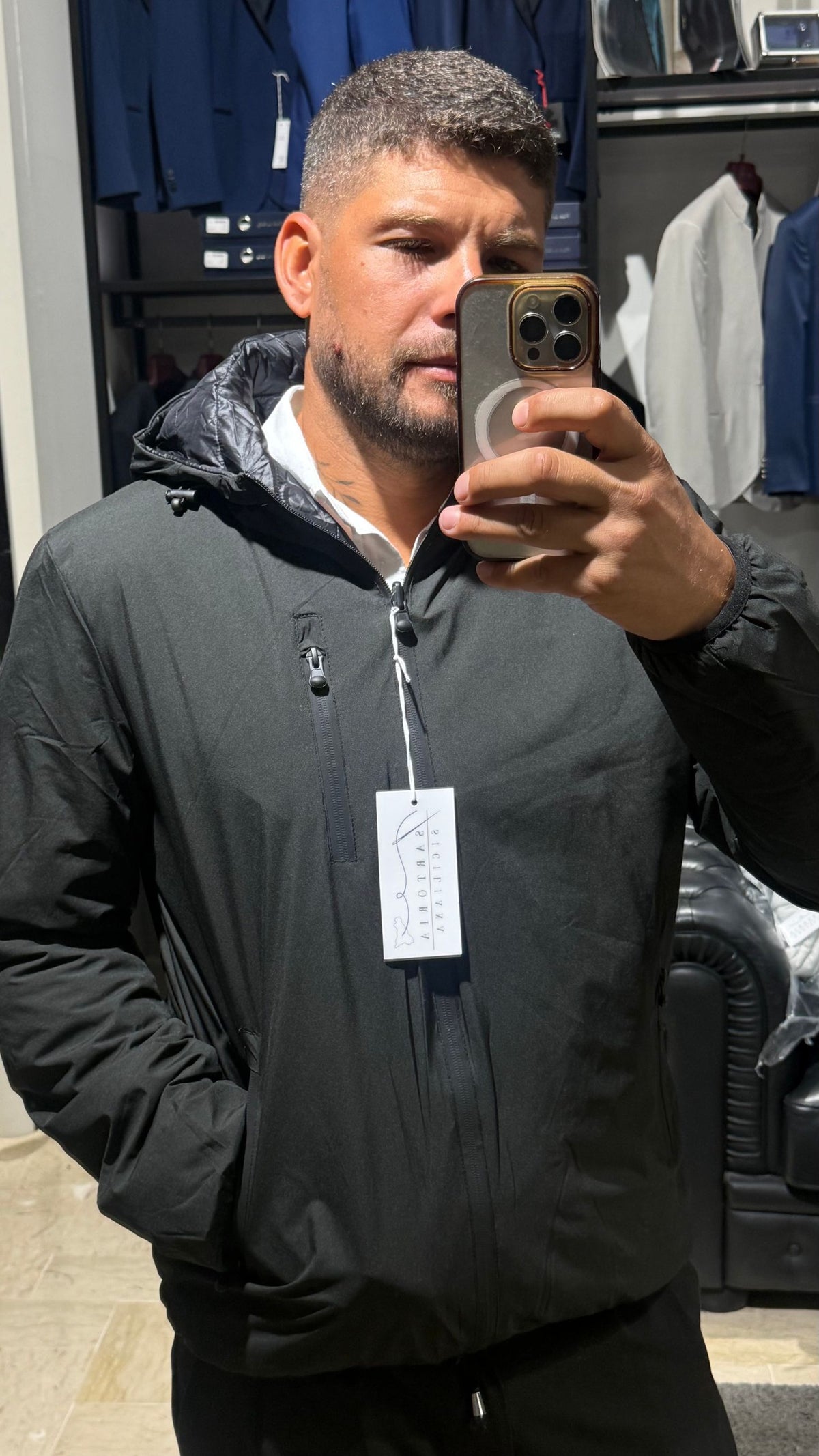 GIUBBOTTO SARTORIA SICILIANA REVER 100g