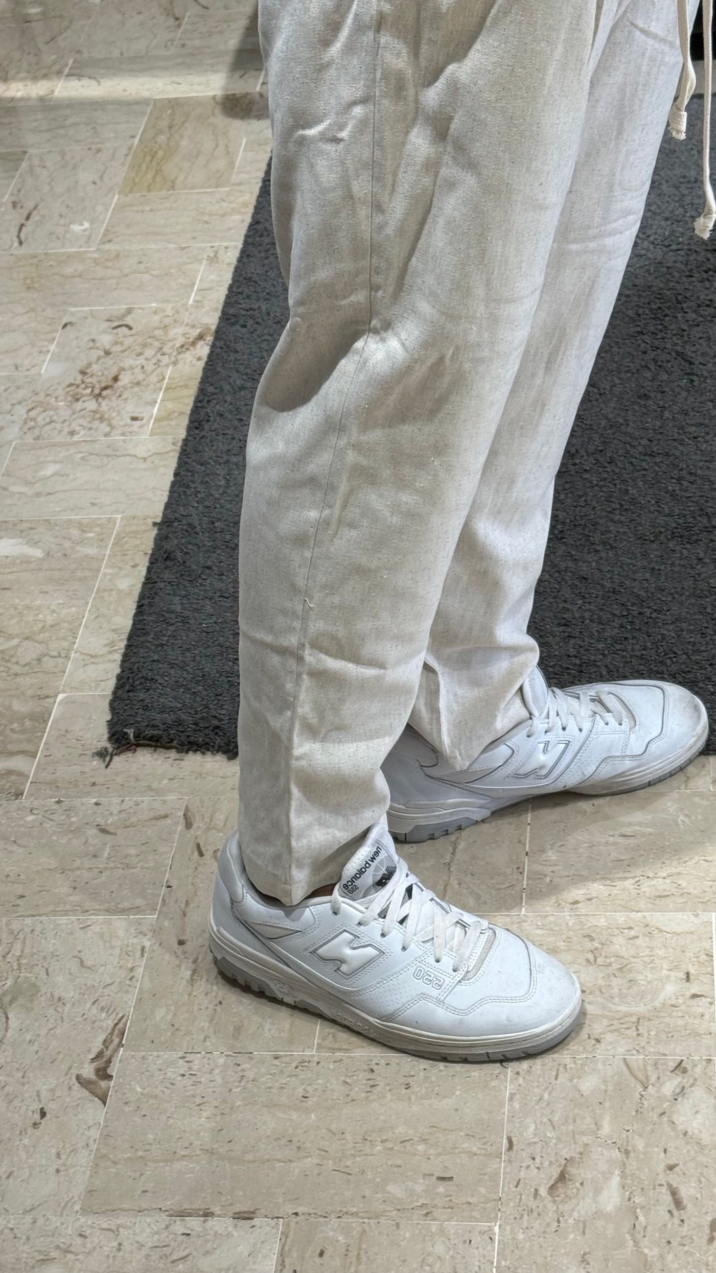 SARTORIA SICILIANA PANTALONE CAPRI LINO