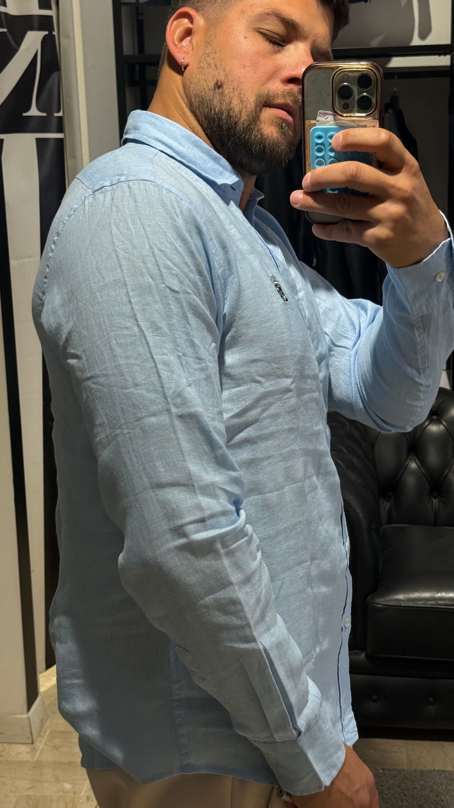 MARINA MILITARE CAMICIA 100% LINO MYS0127