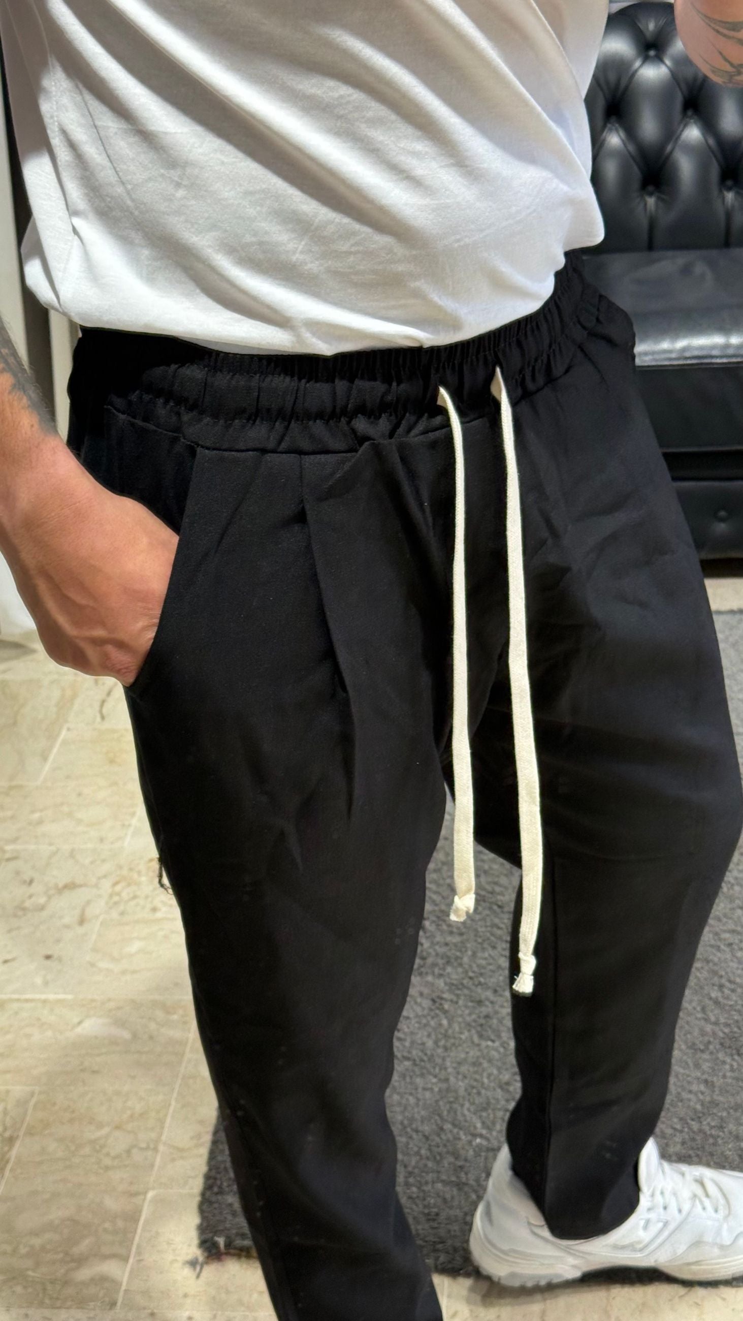 SARTORIA SICILIANA PANTALONE CAPRI LINO