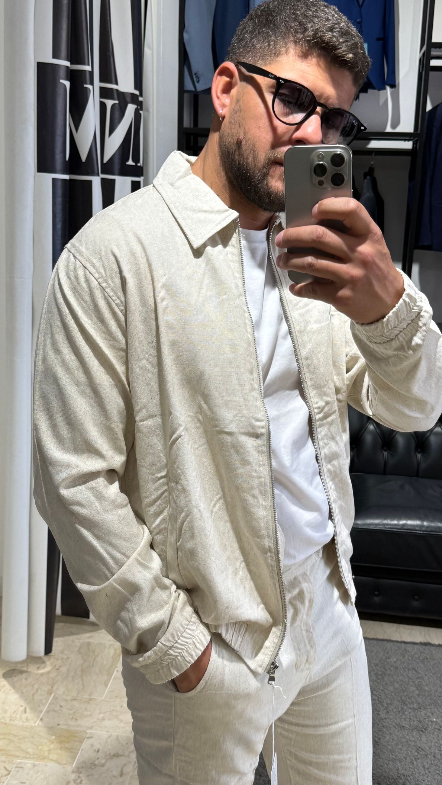 SARTORIA SICILIANA COORDINATO SPRITZ LINO