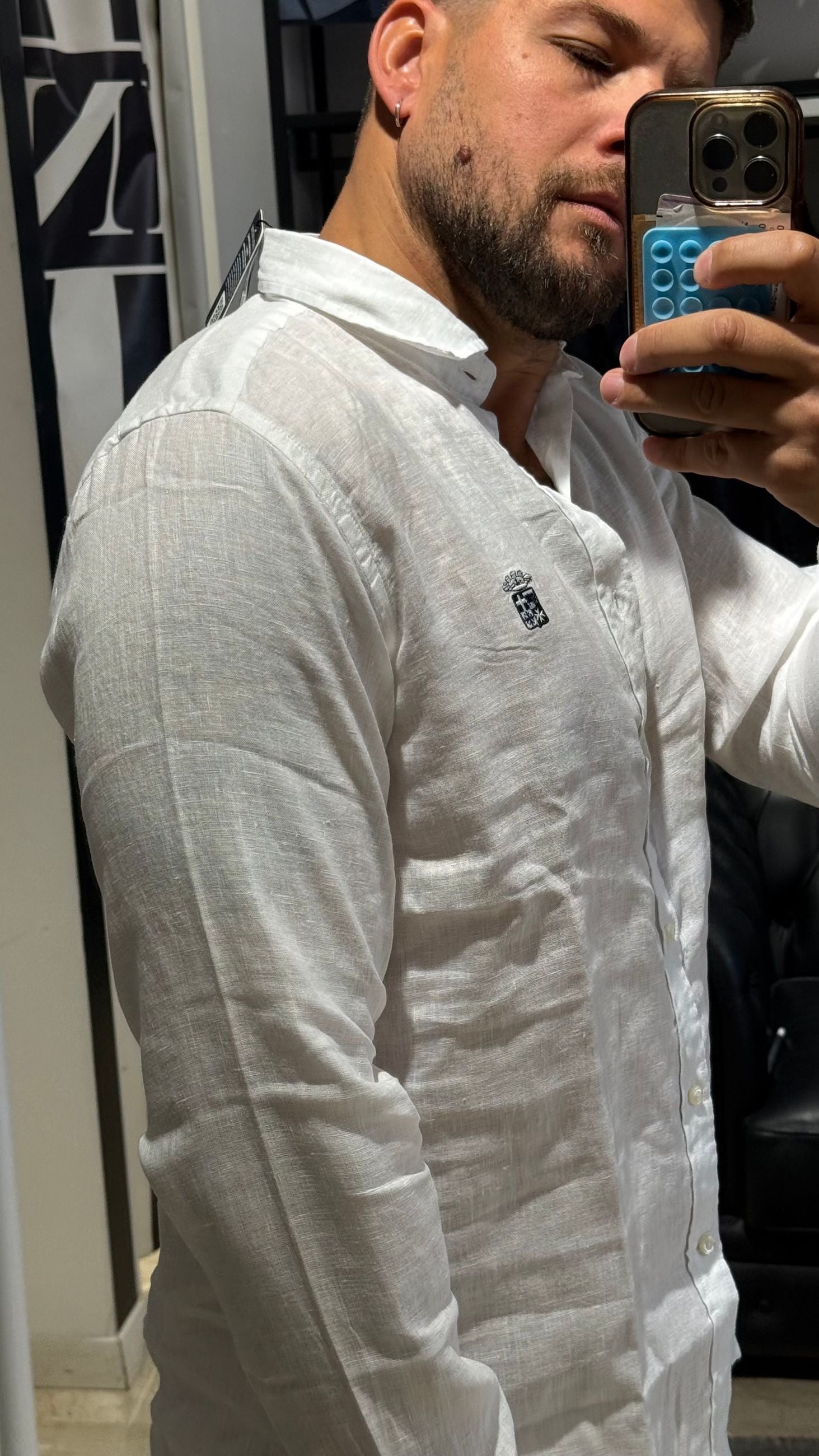 MARINA MILITARE CAMICIA 100% LINO MYS0127